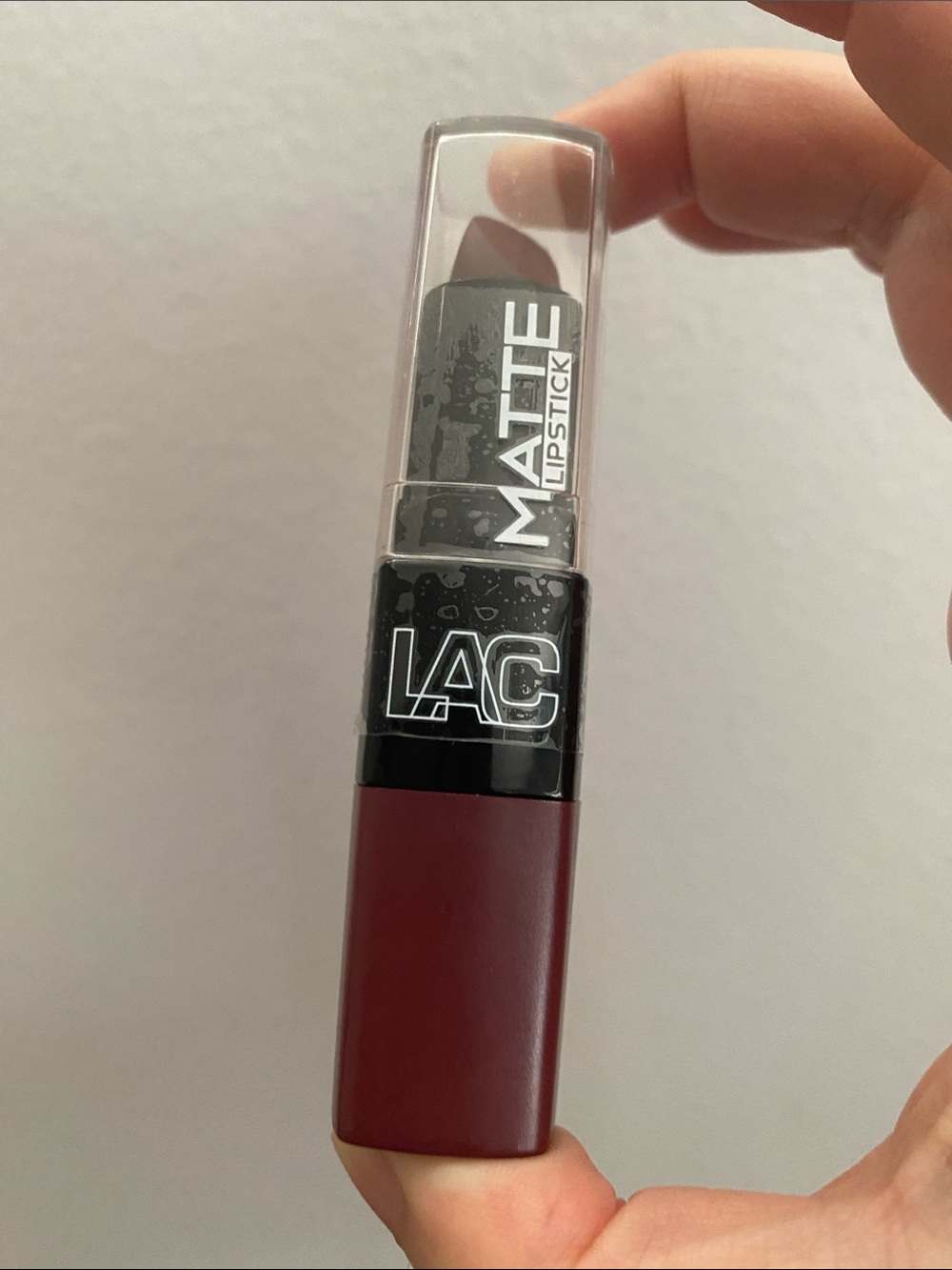 Matte Lipstick in Deep Wine Red